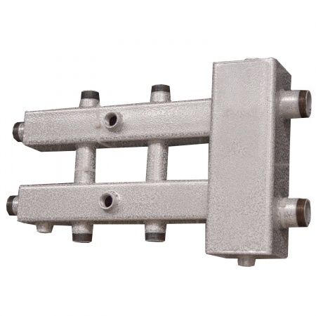 Гидравлический разделитель с коллектором ГРК 70-3 (выходы на две стороны 1+1+1 контуров)