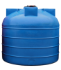 Емкость ПЭ цилиндрическая синего цвета VERT 5000л