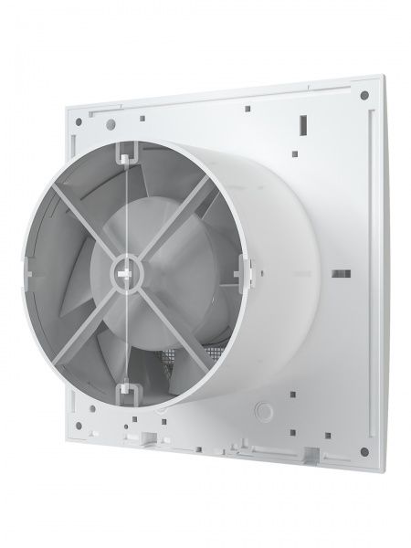 Вентилятор D-100мм, 150х150мм, ERA 4S C (с сеткой и клапаном 97 м3/ч, 28 Па, 14 Вт, 220В, 35 дБ)