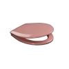 Сиденье пепел розы, ширина 360мм, длина 410-440мм, крепление 160мм (с резиновыми амортизаторами)