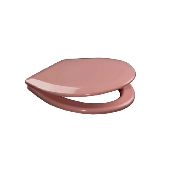 Сиденье пепел розы, ширина 360мм, длина 410-440мм, крепление 160мм (с резиновыми амортизаторами)