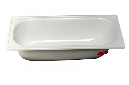 Ванна стальная 170х70см, Белая ANTIKA (Екатеринбург) в комплекте с ножками