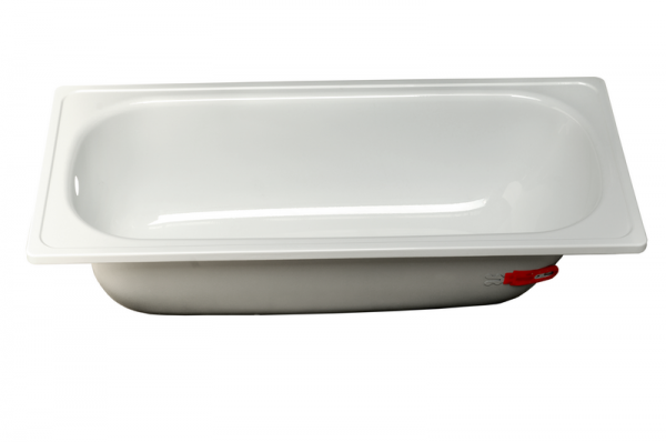 Ванна стальная 150х70см, Белая ANTIKA (Екатеринбург) в комплекте с ножками