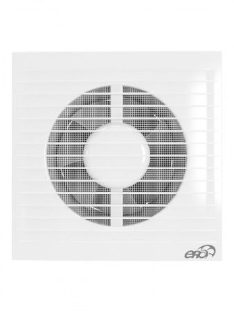 Вентилятор D-125мм, 180х180мм, E 125 S (с сеткой 140 м3/ч, 44 Па, 16 Вт, 220В, 36 дБ)