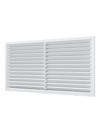 Решетка пластиковая 217х113, белая, сетка