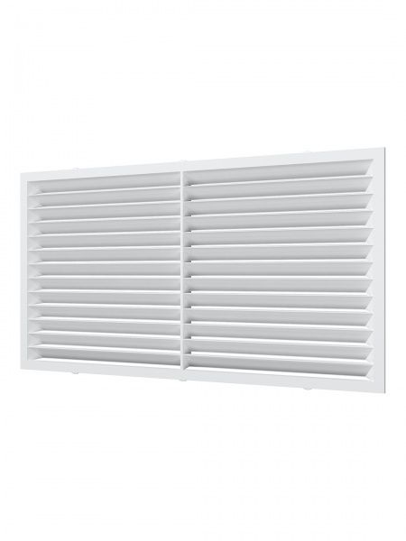 Решетка пластиковая 217х113, белая, сетка