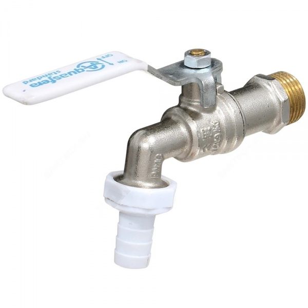 Кран шаровый водоразборный Ду 15 (хром.) "рычаг" (серия - Standard)