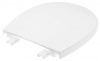 Сиденье белое, ширина 374мм, длина 442-475мм, крепление 160мм (без резиновых амортизаторов)