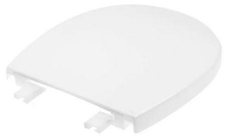 Сиденье белое, ширина 374мм, длина 442-475мм, крепление 160мм (без резиновых амортизаторов)
