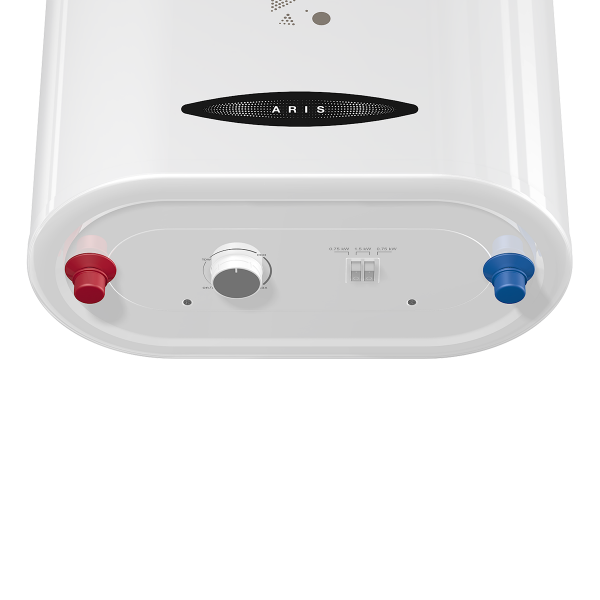 Водонагреватель емкостный THERMEX Aris 80 V (плоский бак, биостеклофарфор, 2 кВт, сухой ТЭН)