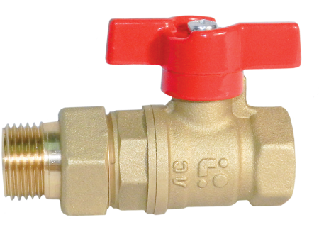 Кран 11б27п1 Ду 20 штуцер нак. г/муфта "бабочка"   (серия - ГОСТ)