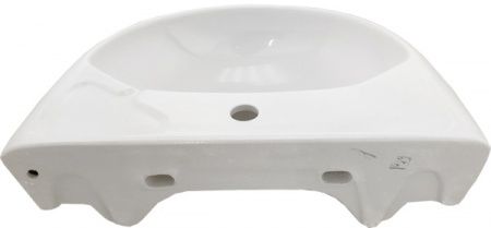 Умыв. "Парус" без перелива, без комплекта, 1 отверстие, белый