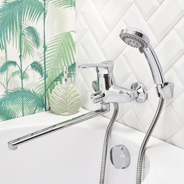 Смеситель BOOU для ван. однор., B8173-18F длин. изл.