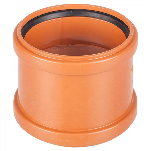 Муфта РР канализационная 250 (оранж.)
