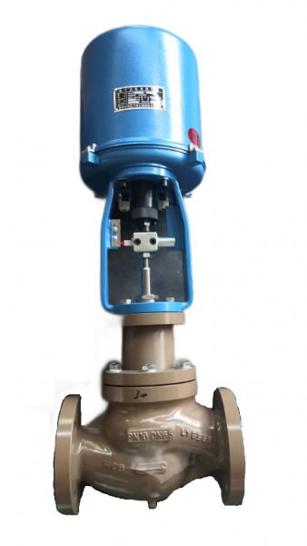 Клапан 2х-ходовой TOPAS ZDL Ду300, Р-25, стальной, фланцевый, с электроприводом