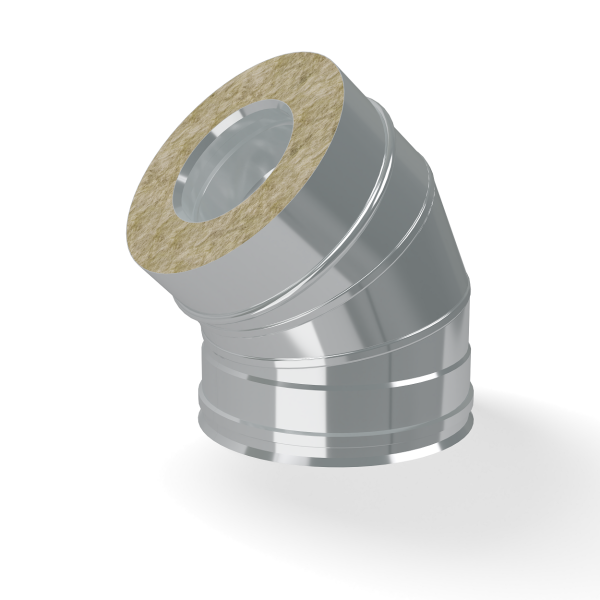 Сэндвич-отвод 135°(45°) Ф125(430/0,5)х200(430/0,5)