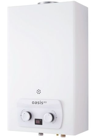 Водонагреватель газовый OASIS Pro P-10 Белый, 10 л/мин, 20 кВт