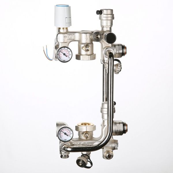 Насосно-смесительный узел без насоса VT.COMBI.S.180M, монтажная длина насоса 180 мм. /Без насоса/