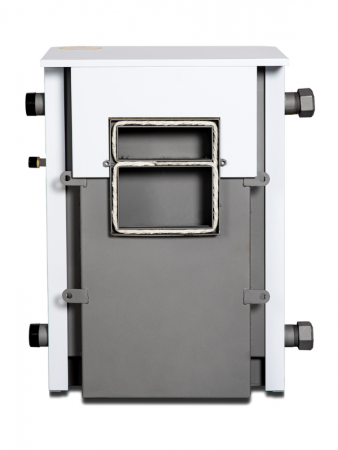 Котел газовый, парапетный "Луч" КСГВ-12П (12 кВт, двухконтурный, закрытая камера), труба отдельно