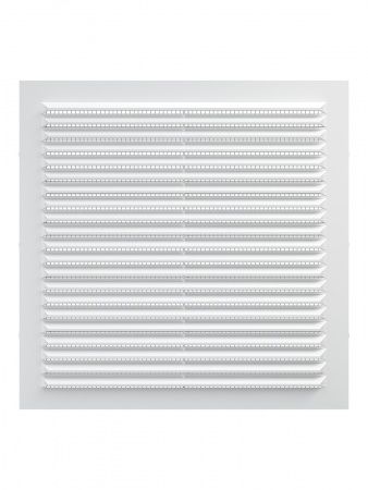 Решетка пластиковая 285х285, белая, сетка