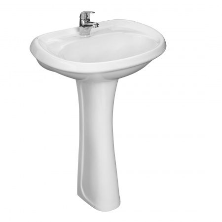 Умывальник "Воротынский" без  перелива, без комплекта, 1 отверстие, белый