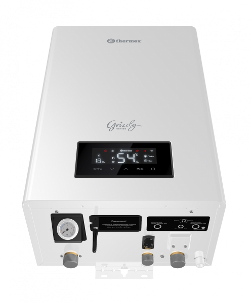Котел электрический GRIZZLY WI-FI (одноконтурный, 12 кВт, 220/380В, насос, расш. бак, ЖК дисплей)