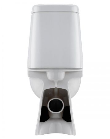 Унитаз Остин с бачком, белый, 2 х кн.арм., прямой выпуск, нижн.подв., сиденье дюропласт, микролифт