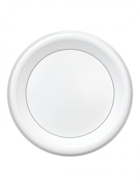 Анемостат пластиковый 150, Dн-202мм, белый, со стопорным кольцом