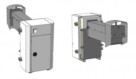 Комплект газохода для парапетного котла КСГ-10/12/16/20П