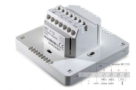 Хронотермостат электронный комнатный M7.713, 220В/3А (выносной датчик RTC03/3М в комплекте)
