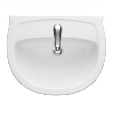 Умывальник "Версия" с переливом, без комплекта, 1 отверстие, белый