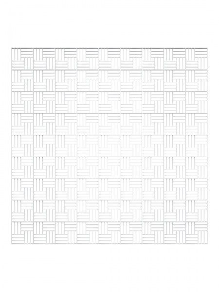 Решетка потолочная пл. 595х595х12мм, белая