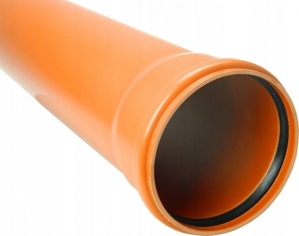 Труба канализационная 160 (3000) (оранж.) ПВХ SN-2