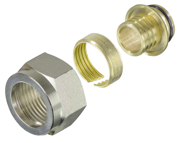 Евроконус для трубы 16х2.0 (РЕ - сшитый полителен), для коллектора с выходом 3/4"