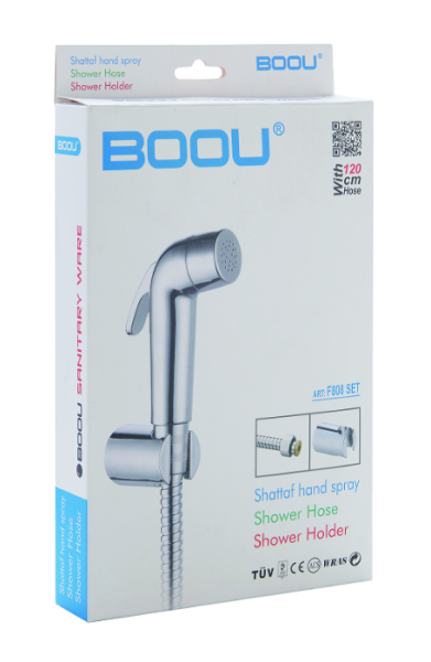 Лейка гигиеническая /Количество режимов: 1, со шлангом 120см, F808SET