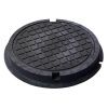 Люк полимерный круглый С 125кН (12,5 тн) 750/730 Серый