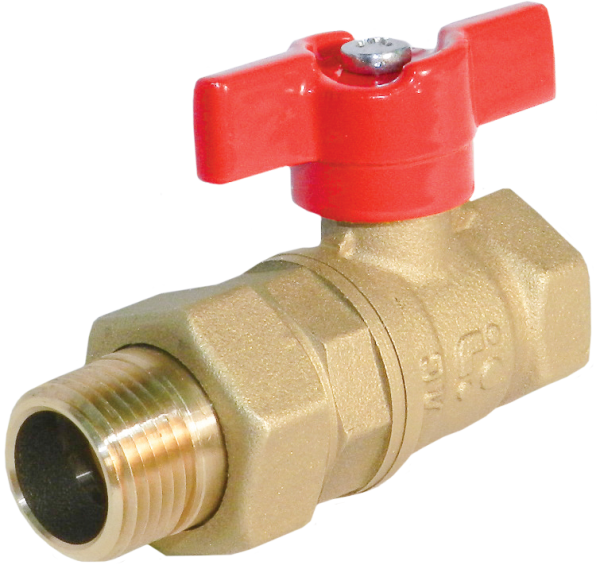 Кран 11б27п1 Ду 20 штуцер нак. г/муфта "бабочка"   (серия - ГОСТ)