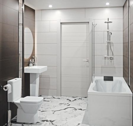 Умывальник "Нео-50" с переливом, без комплекта, 1 отверстие, белый