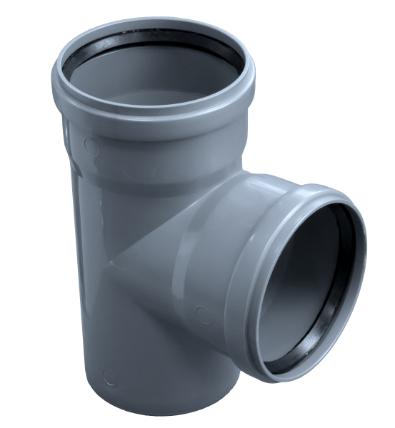 Тройник РР канализационный 110х110 (90")
