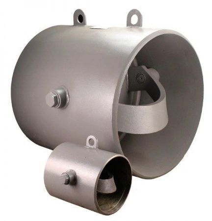 Клапан поворотный 19с47нж Ду 600, Ру -40   (под приварку)