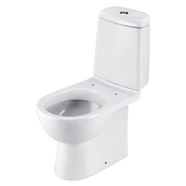 Унитаз Остин с бачком, белый, 2 х кн.арм., прямой выпуск, нижн.подв., сиденье дюропласт, микролифт