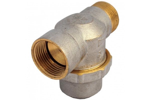 Фильтр сетчатый прямой Ду 20 (хром.) (муфта/резьба)