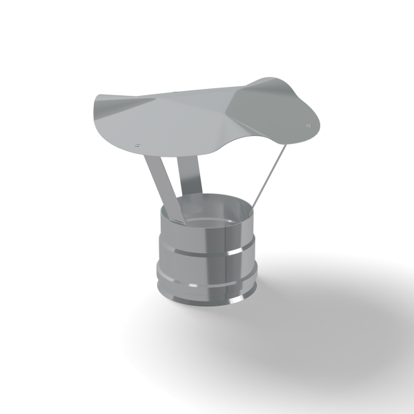 Зонт-Д нерж. Ф 110 мм. (М 430/0,5 мм.) крепление - раструб