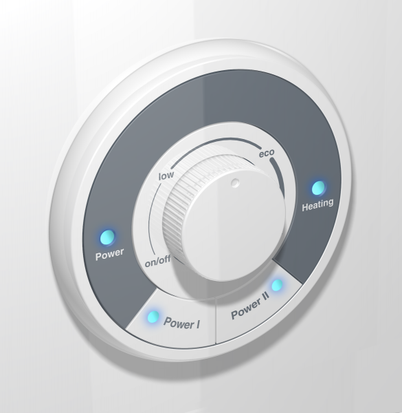 Водонагреватель емкостный THERMEX Ceramik 50 V (плоский бак, биостеклофарфор, 0,7/1,3/2,0 кВт)