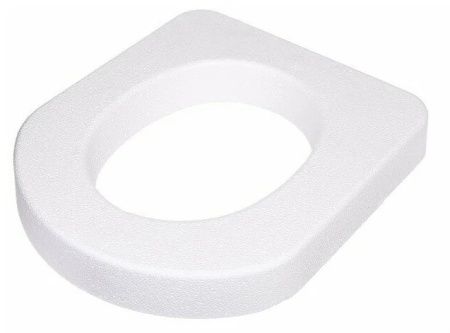 Сиденье белое дачное, ширина 370мм, длина 400мм (пенополиуретан)