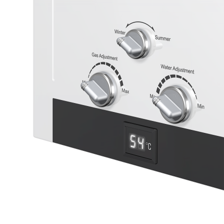 Водонагреватель газовый  EDISSON H 20 D (эл.розжиг, узкий корпус, луженый теплообменник, 1,9кг)