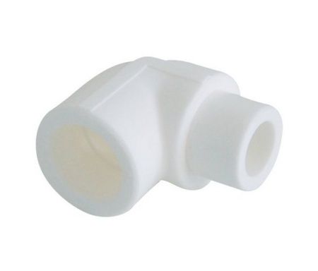 Угольник PPRC перех вн./нар 25/90 (белый)