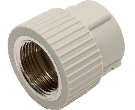 Муфта PPRC ВР 32х3/4"   (серый) FD  (25/100)