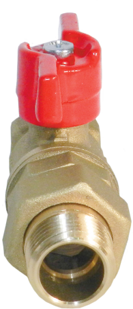 Кран 11б27п1 Ду 20 штуцер нак. г/муфта "бабочка"   (серия - ГОСТ)