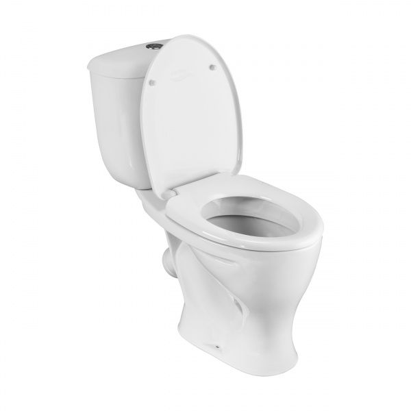 Унитаз "Воротынский" АНТИВСП., белый, 1 кн.арм., косой выпуск, нижн.подв., сид.полипр.